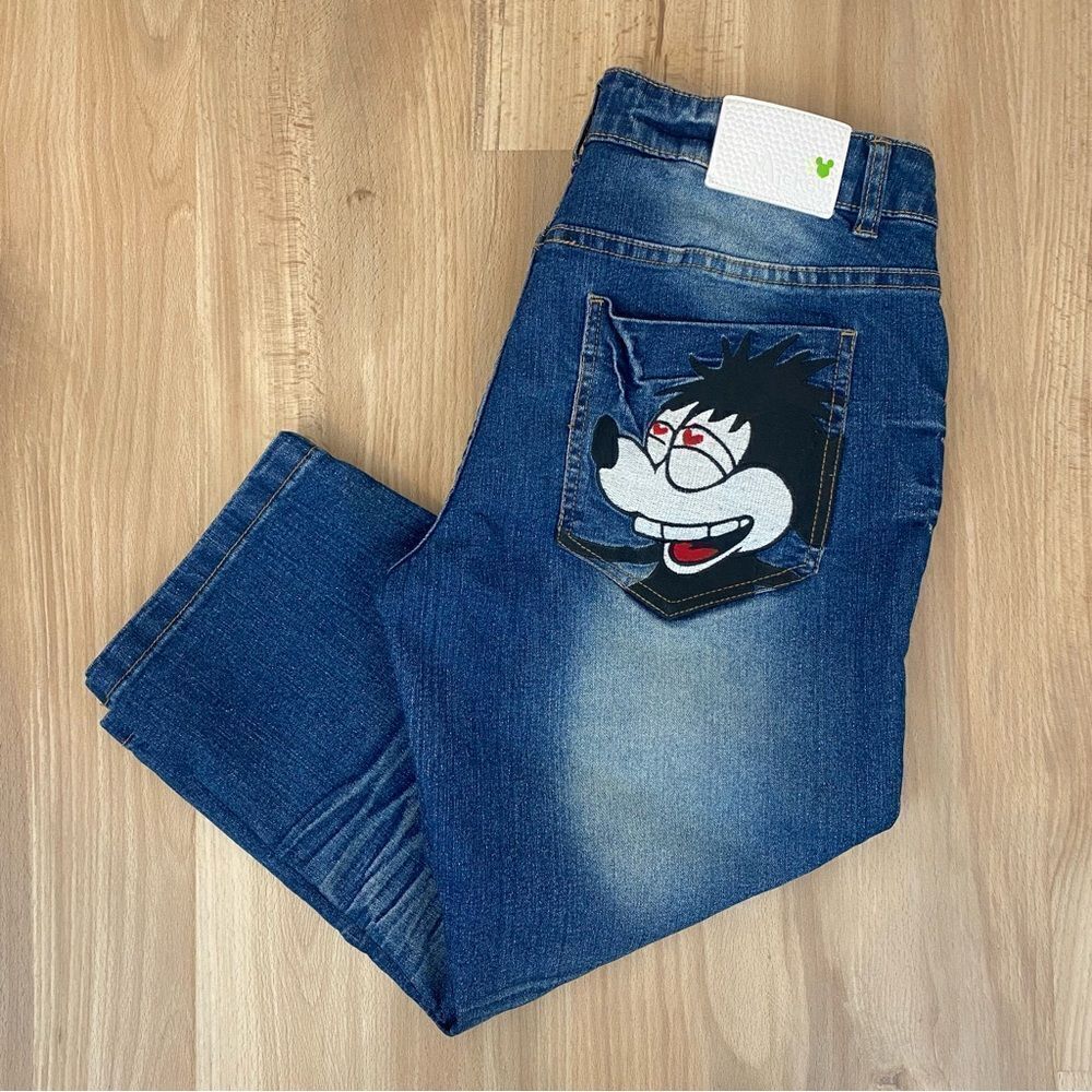 Disney Mickey Mouse Vintage Jean Capris - Picture 6 of 12